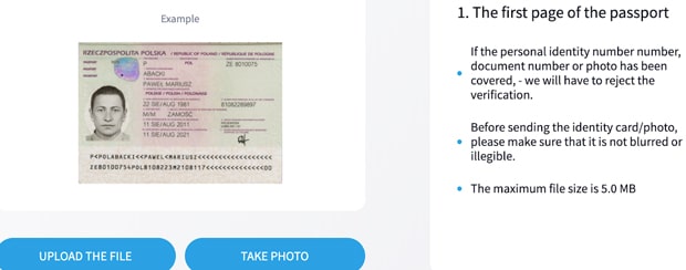 Vérification des utilisateurs de bitbay.net Vérification de BitBay
