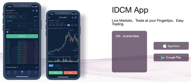 Application mobile IDCM Application mobile idcm.io