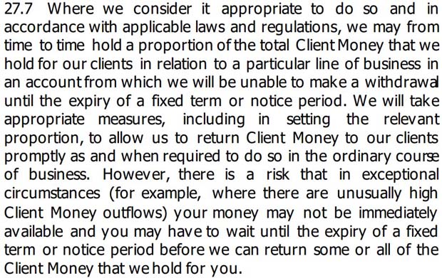 droit du courtier cityindex.com d'utiliser les fonds du trader City Index a le droit d'utiliser les fonds des commerçants