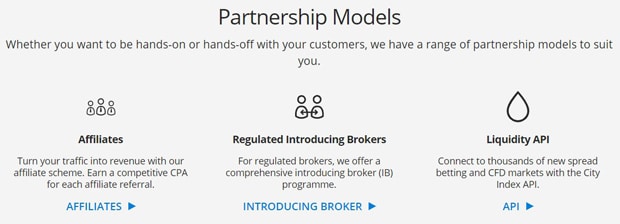 Opportunités de programmes de partenariat City Index Programme d'affiliation de cityindex.com