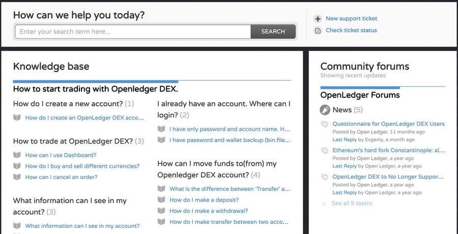 Questions et réponses sur OpenLedger Dex Questions et réponses sur Openledger