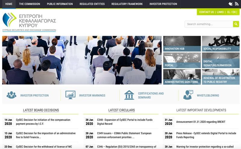 Courtiers en options binaires réglementés par la CySEC