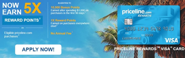 carte bancaire priceline.com