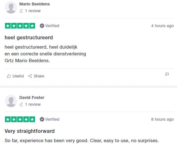 Commentaires des utilisateurs de Bitvavo critiques de bitvavo.com