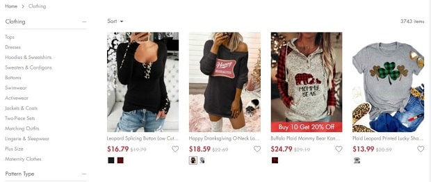 bellelily.com acheter des vêtements Vêtements Belle Lily