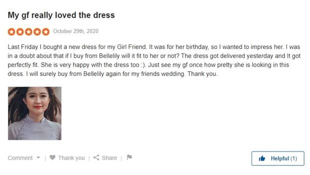 bellelily.com avis d'utilisateurs Critiques de BelleLili