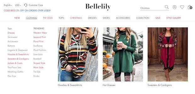bellelily.com trouver le produit dans la boutique en ligne BelleLee trouve les produits