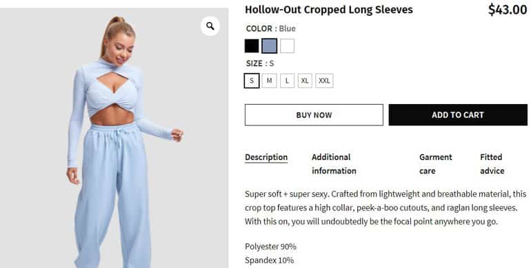 Fiche produit LATTELIER sur le site internet Fiche produit LATTELIER