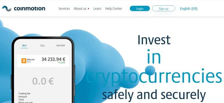 coinmotion.com enregistrement d'un échange de crypto-monnaies Enregistrement de Coinmotion