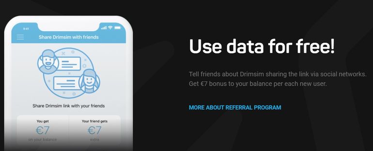 Télécharger l'application mobile de Dreamsim application mobile drimsim.com