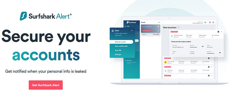 Installer Surfshark Alert Alerte au surfshark