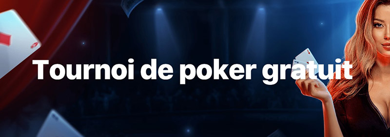 1win: Tournoi de poker gratuit